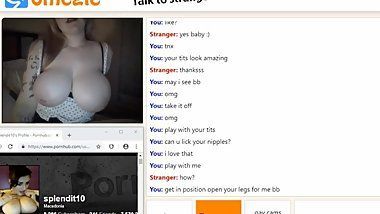 Omegle insecure teen huge