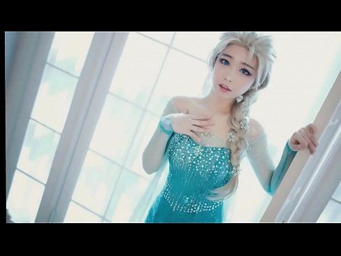 Elsa been slut frozen cosplay
